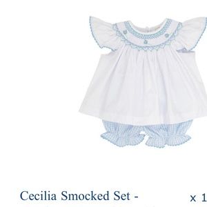 Beaufort Bonnet Cecilia smocked set
